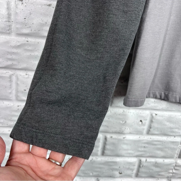 PATAGONIA Grey Line Logo Ridge Crewneck lightweight fleece Men’s Small - Picture 6 of 8